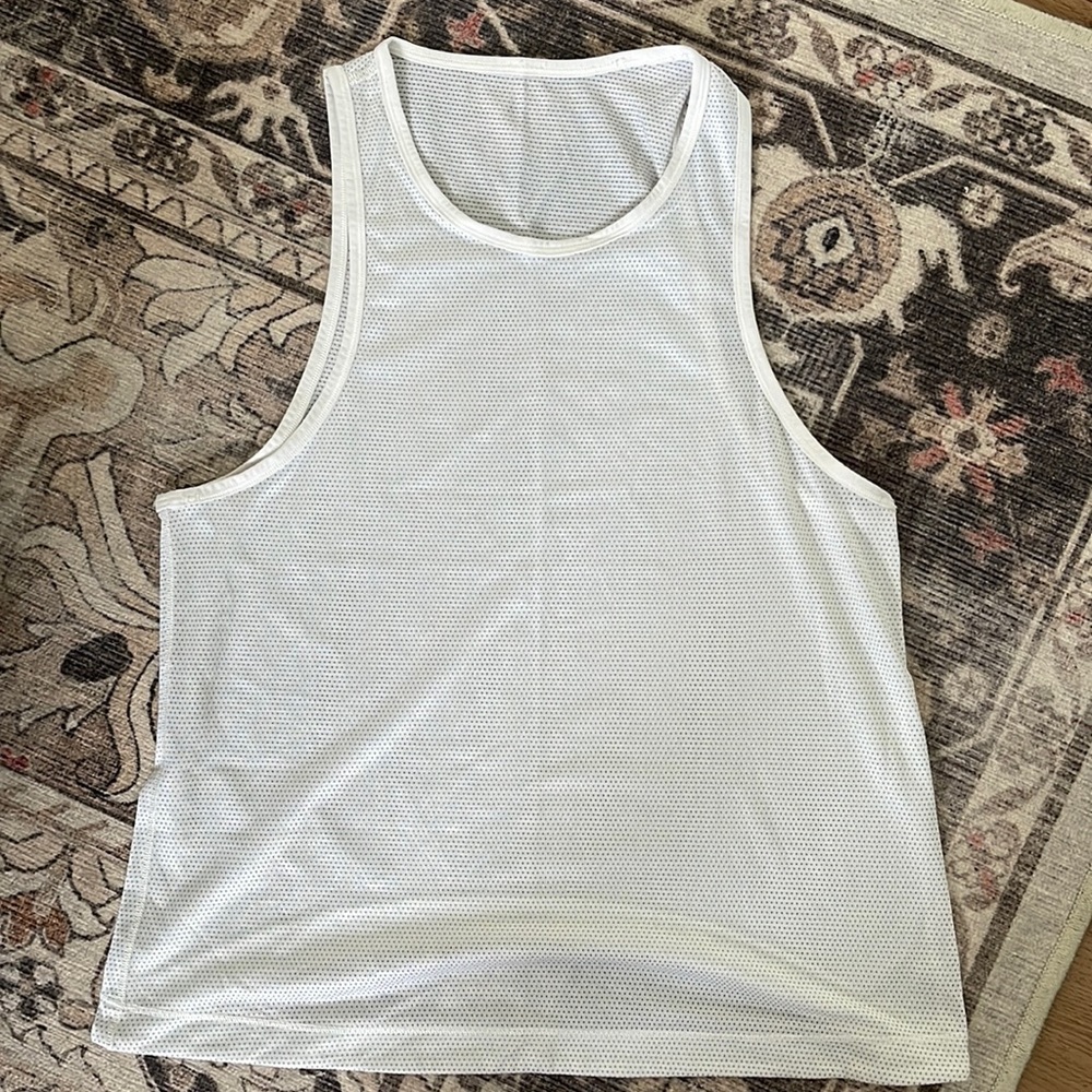 Lululemon Silverescent Tank / White SIZE 4